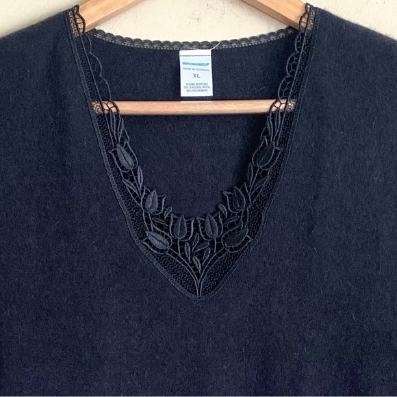 REUMIHELP Women’s Angora Wool Blend Soft Stretchy Neutral Basic Thermal Top XL - Picture 3 of 8